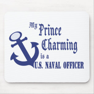 Prince Charming ist Offizier der US-Marine Mousepad