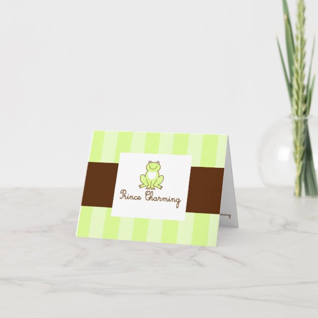 Prince Charming Notecards Dankeskarte (Vorderseite)