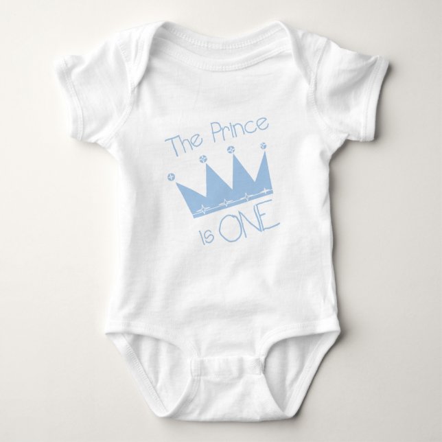 Prince Crown 1st Birthday Tshirts und Geschenke (Vorderseite)