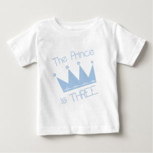 Prince Crown 3. Geburtstagsgeschenke und Geschenke Baby T-shirt