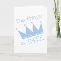 Prince Crown 3. Geburtstagsgeschenke und Geschenke