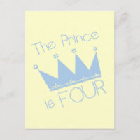 Prince Crown 4. Geburtstag - Hemden und Geschenke