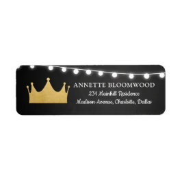 Prince Crown | Baby Dusche Gold Foil | Kopfbrett