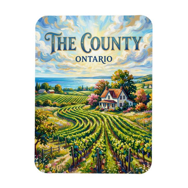 Prince Edward County Kanada Magnet (Vertikal)