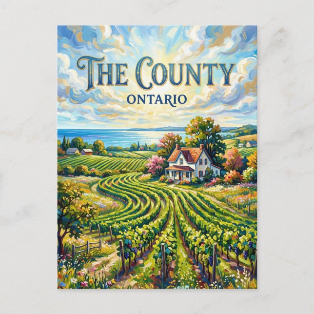Prince Edward County Kanada Postkarte (Vorderseite)