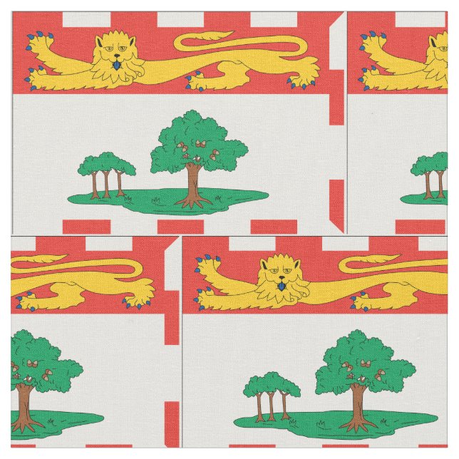 PRINCE EDWARD Flag Stoff (Nahaufnahme)