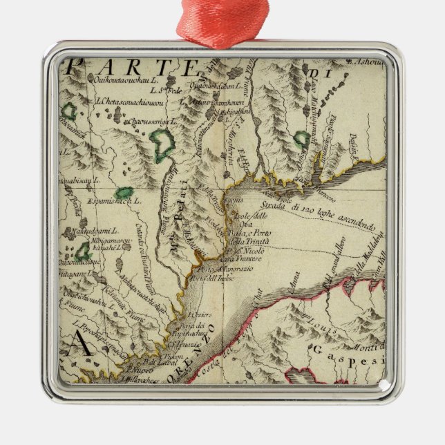 Prince-Edward-Insel, New-Brunswick Silbernes Ornament (Vorne)