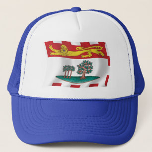 Prince Edward Island Flag Hat Truckerkappe