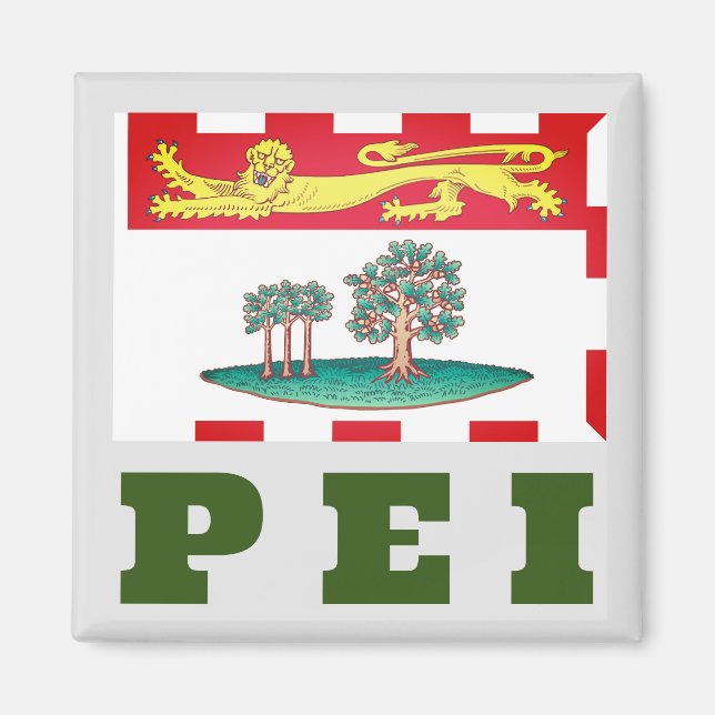 Prince Edward Island Flag Magnet (Vorne)