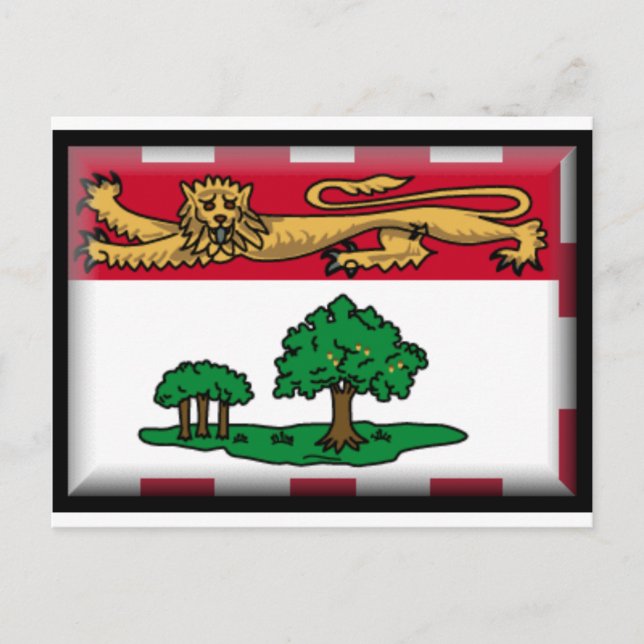 Prince Edward Island Flag Postkarte (Vorderseite)