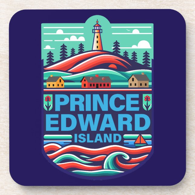 Prince Edward Island Kanada Getränkeuntersetzer (Vorderseite)