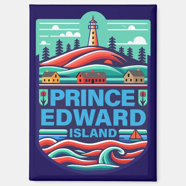Prince Edward Island Kanada Magnet (Vorderseite)