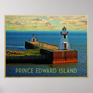Prince Edward Island Leuchtturm Poster