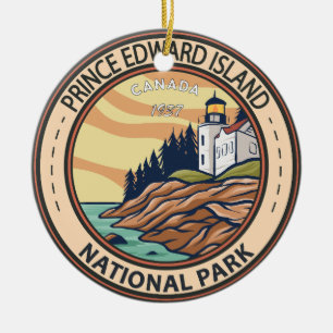Prince Edward Island National Park Canada Abzeiche Keramik Ornament