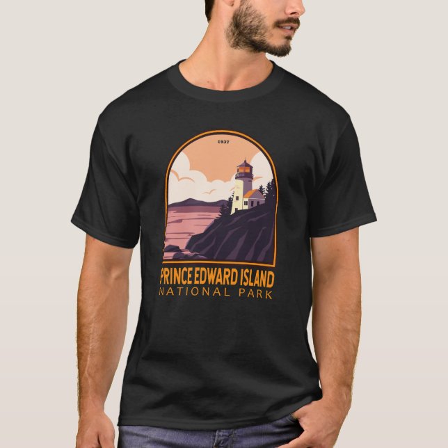 Prince Edward Island Nationalpark Kanada Emblem T-Shirt (Vorderseite)