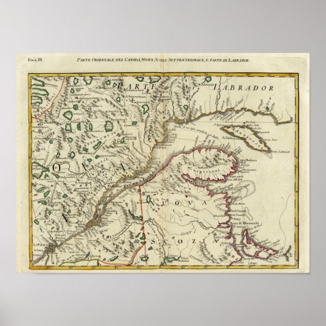 Prince Edward Island, New Brunswick Poster (Vorne)