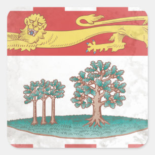 Prince Edward Island Quadratischer Aufkleber