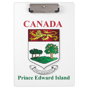 Prince Edward Island Wappen Klemmbrett