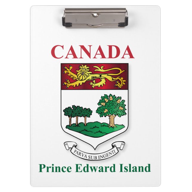 Prince Edward Island Wappen Klemmbrett (Vorderseite)