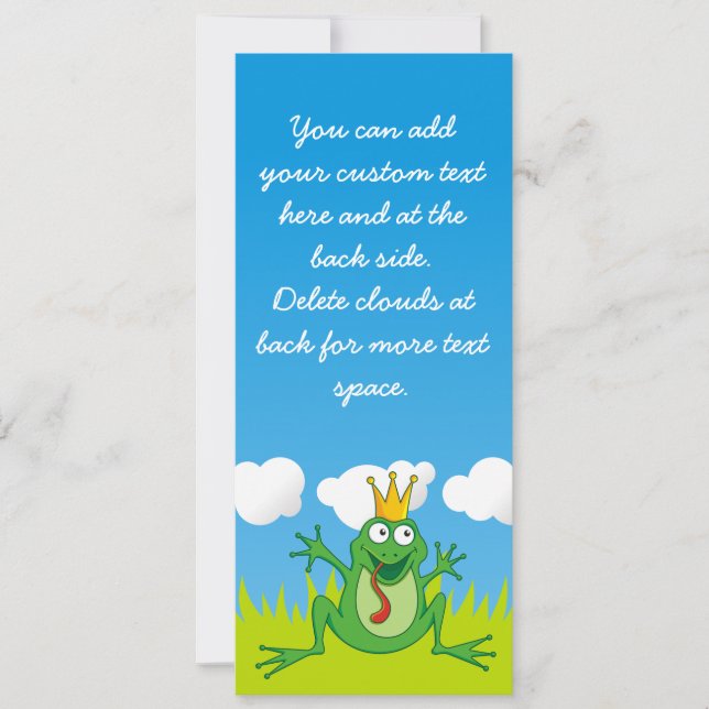 Prince Frog 4 Zoll x 9,25 Zoll (Vorderseite)