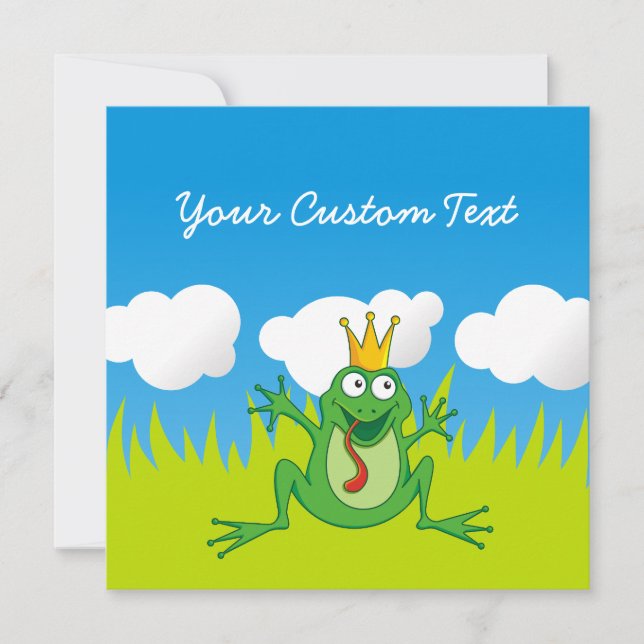 Prince Frog 5,25" x 5,25" (Vorderseite)