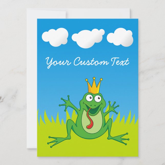 Prince Frog 5,5 Zoll x 7,5 Zoll (Vorderseite)