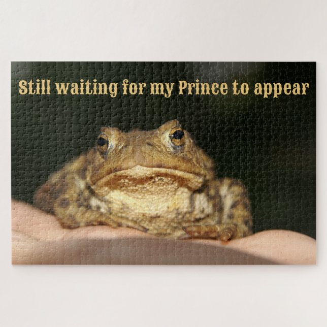 Prince Frog oder Tote gerade gewartet Puzzle (Horizontal)