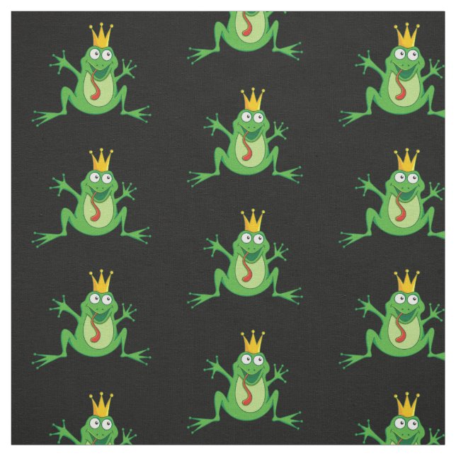 Prince Frog Pattern Stoff (Muster)