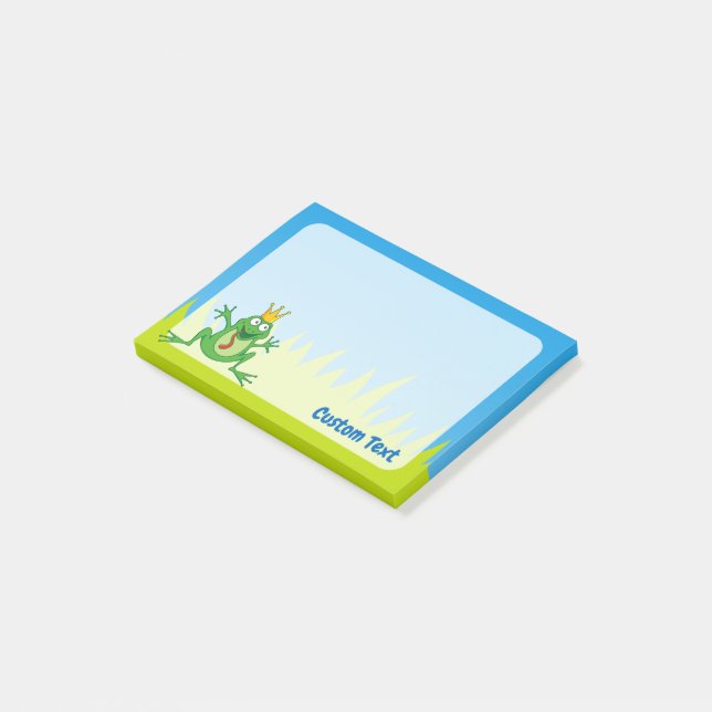 Prince Frog Post-it Klebezettel (angewinkelt)