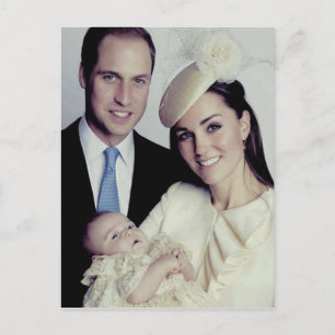 Prince George Christening Closeup Oct 2013 Postkarte