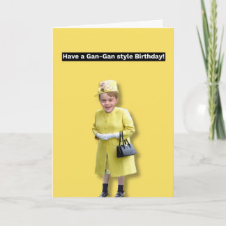 Prince George Have a Gan-Gan Birthday! Karte
