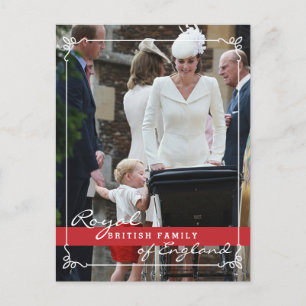 Prince George - Kate Middleton Royal Family Postkarte