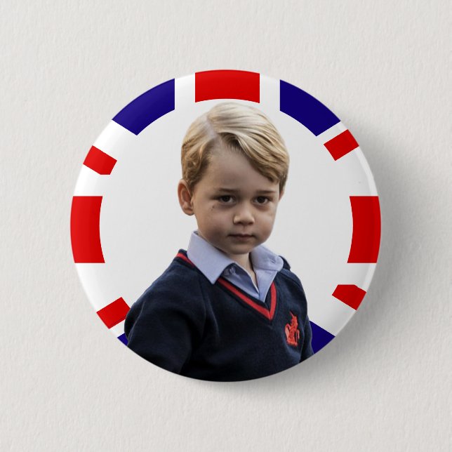 Prince George Royal Baby Button (Vorderseite)