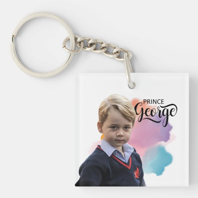 Prince George Royal Family T - Shirt Schlüsselanhä Schlüsselanhänger (Vorderseite)