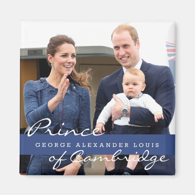 Prince George - William & Kate Magnet (Vorne)