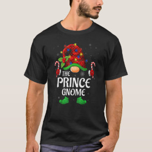Prince Gnome Buffalo Red Kariert Matching Family C T-Shirt