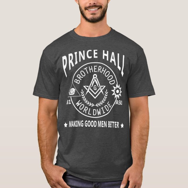 Prince Hall Mason Bruderschaft 2B1 FRAG1 Vathers T-Shirt (Vorderseite)