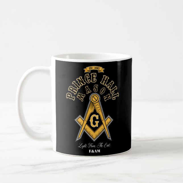 Prince Hall Mason Licht von der East Fam Vater's Kaffeetasse (Links)