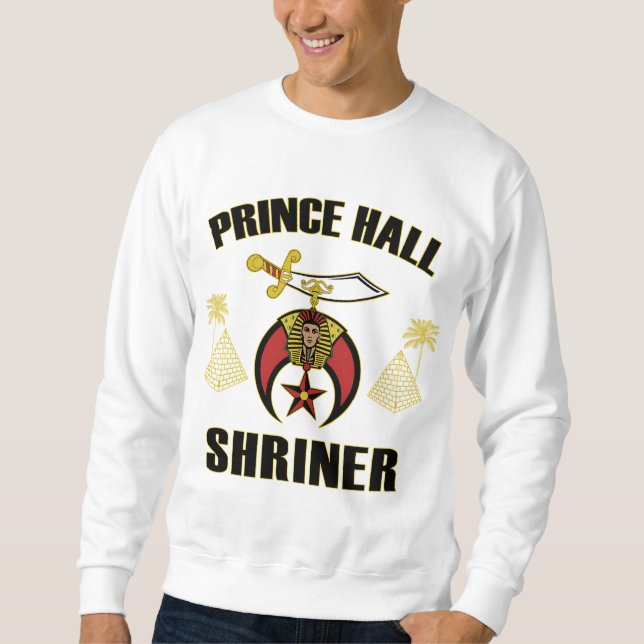 Prince Hall Shriner Noble Mystic Shrine Mason P Sweatshirt (Vorderseite)