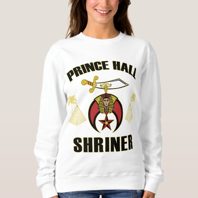 Prince Hall Shriner Noble Mystic Shrine Mason P Sweatshirt (Vorderseite)