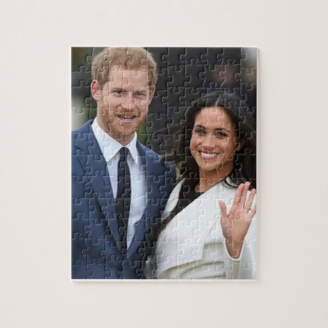 Prince Harry & Meghan Markle kündigen Verlobung an Puzzle (Vertikal)