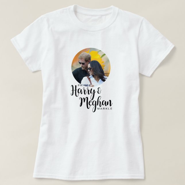 Prince Harry & Meghan Markle T-Shirt (Design vorne)