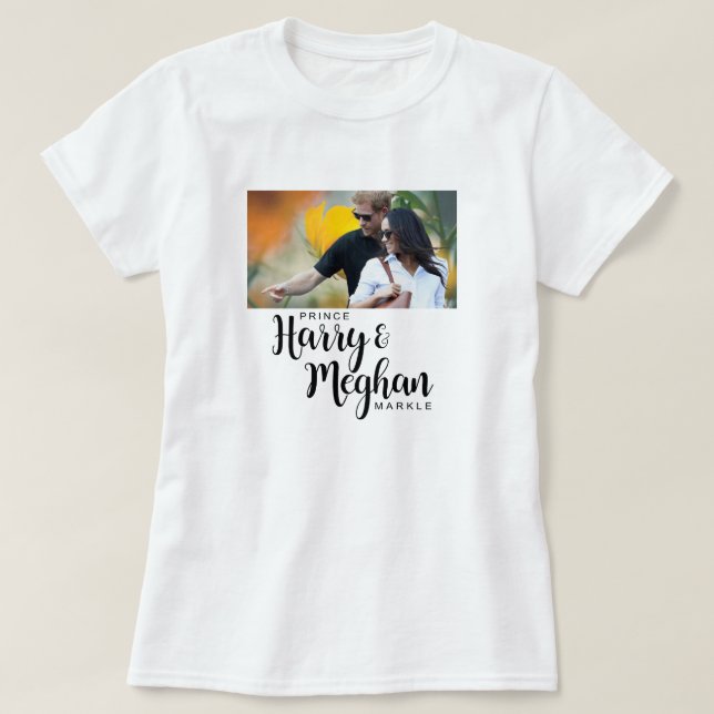 Prince Harry & Meghan Markle T-Shirt (Design vorne)