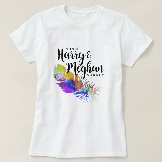 Prince Harry & Meghan Markle T-Shirt (Design vorne)