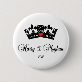 Prince Harry & Meghan Royal Wedding 2018 Button
