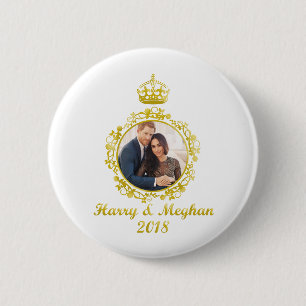 Prince Harry und Meghan Markle Button