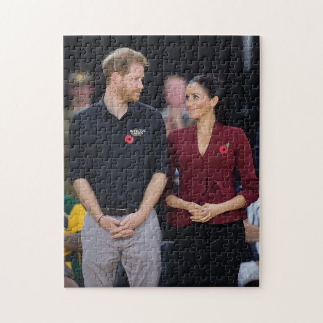 Prince Harry und Meghan Markle Puzzle (Vertikal)