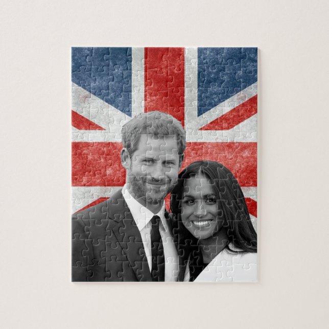 Prince Harry und Meghan Markle Puzzle (Vertikal)
