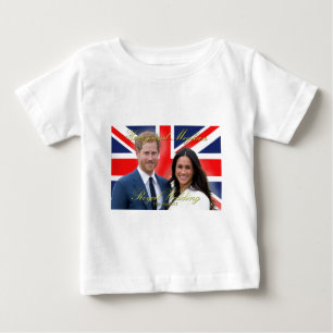 Prince Harry und Meghan Markle Royal Wedding Baby T-shirt
