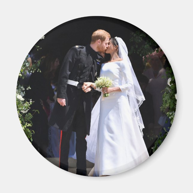 Prince Harry und Meghan Markle Royal Wedding Magnet (Vorne)